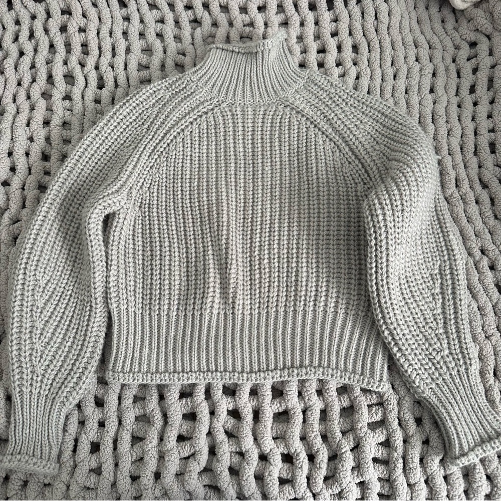 knit turtleneck sweater